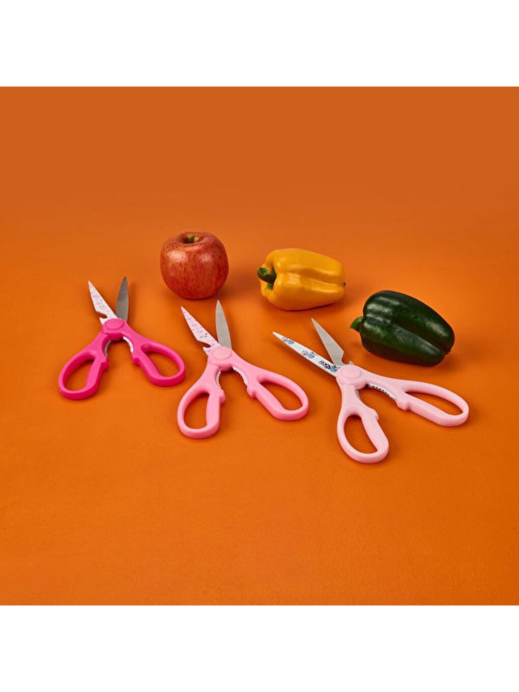 Karışık Desenli Mutfak Makası - Asorti - 25 cm-1