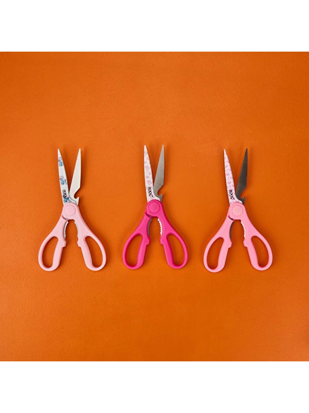 Karışık Desenli Mutfak Makası - Asorti - 25 cm-4