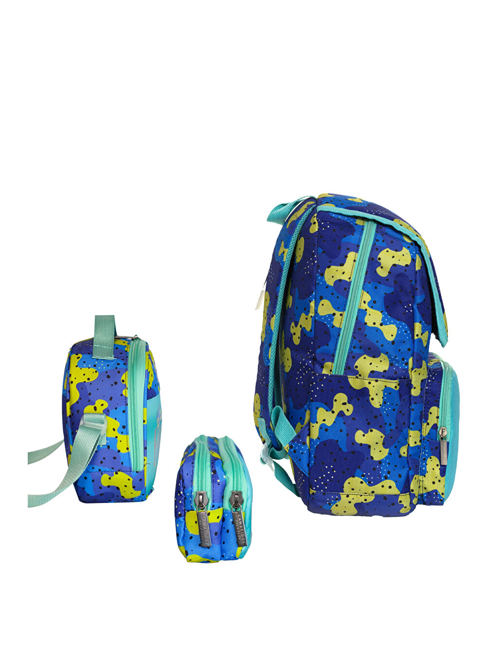 Noise Kapaklı Unisex Çocuk İlkokul Çanta Seti-2