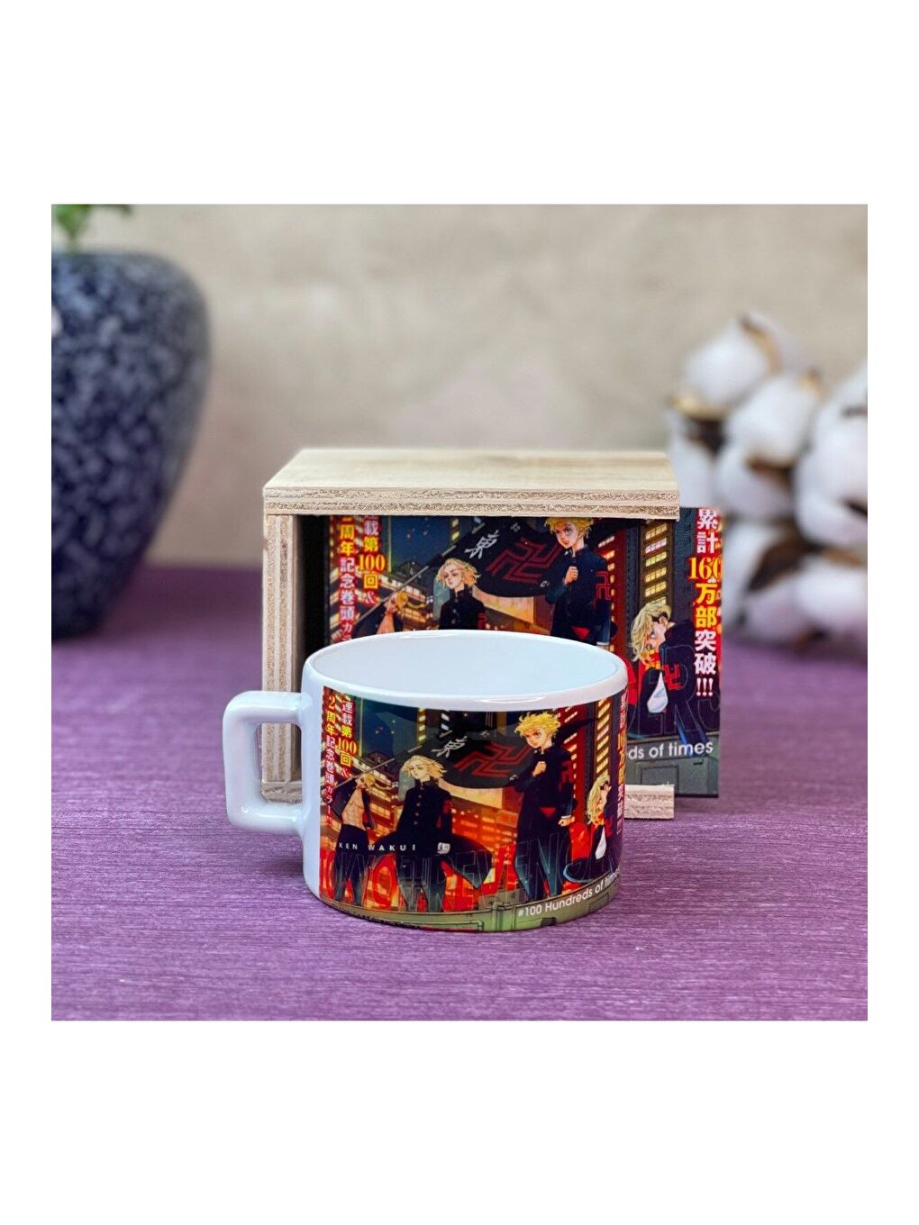 Karışık Tokyo Revenger Tasarımlı Kutulu Kupa-1