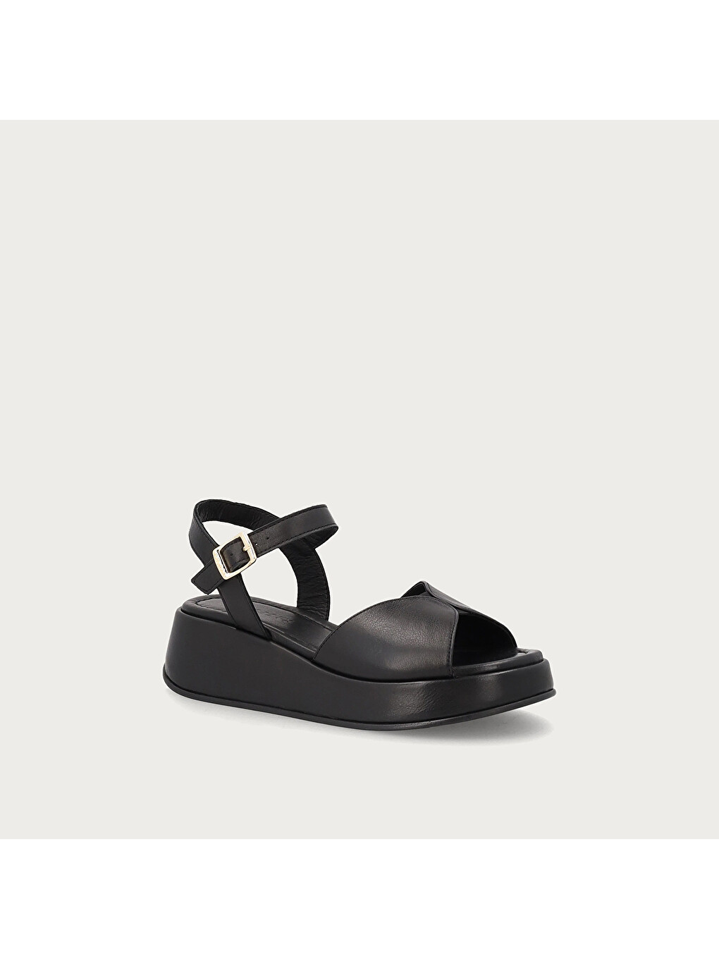 Siyah Kadın Sandalet 04M2 WITH ANKLE STRAP-1
