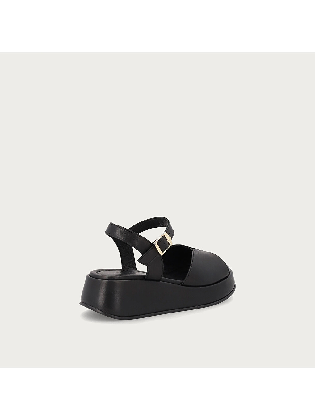 Siyah Kadın Sandalet 04M2 WITH ANKLE STRAP-2