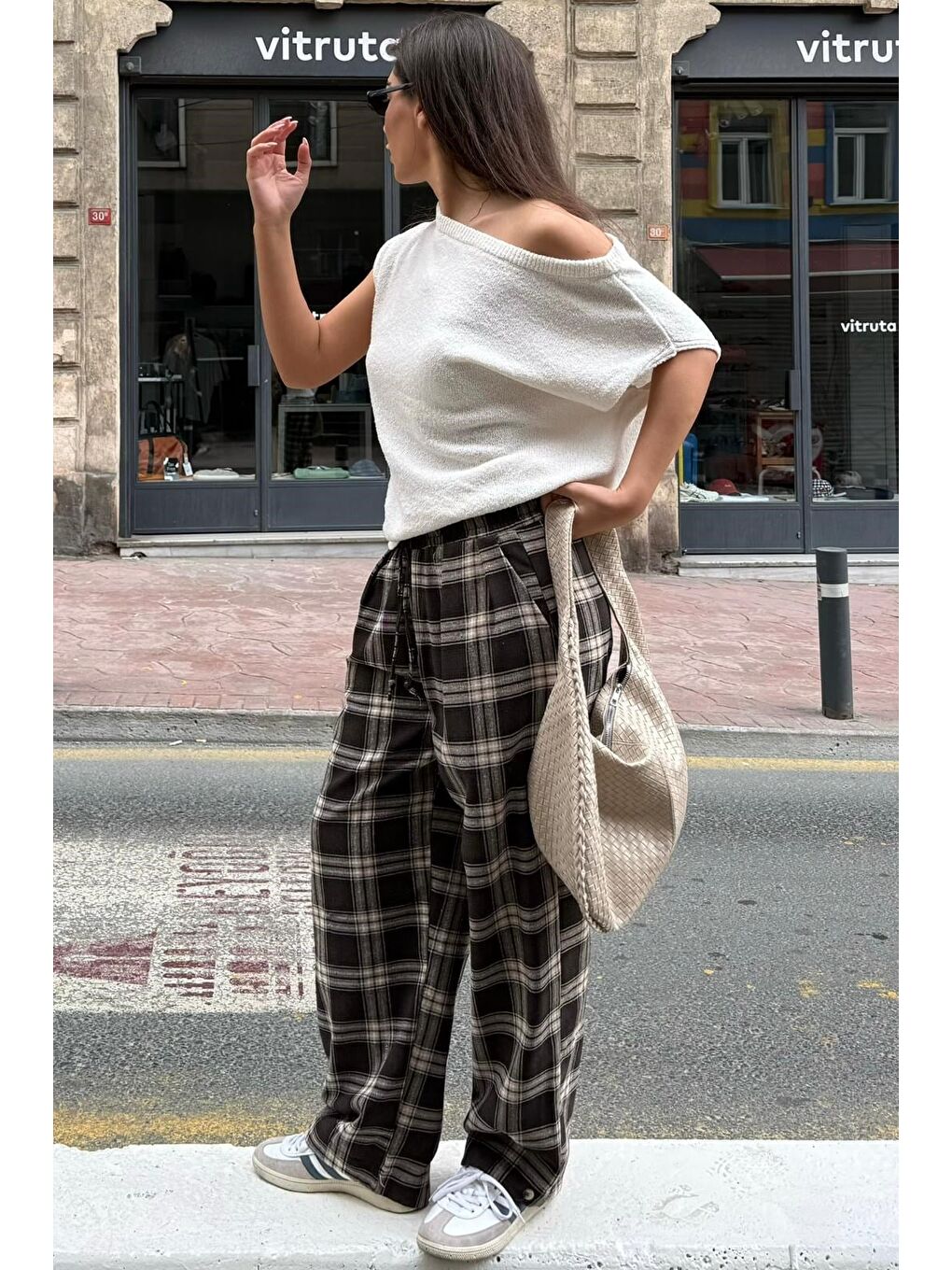 Kahverengi %65 Pamuk %35 Polyester-2