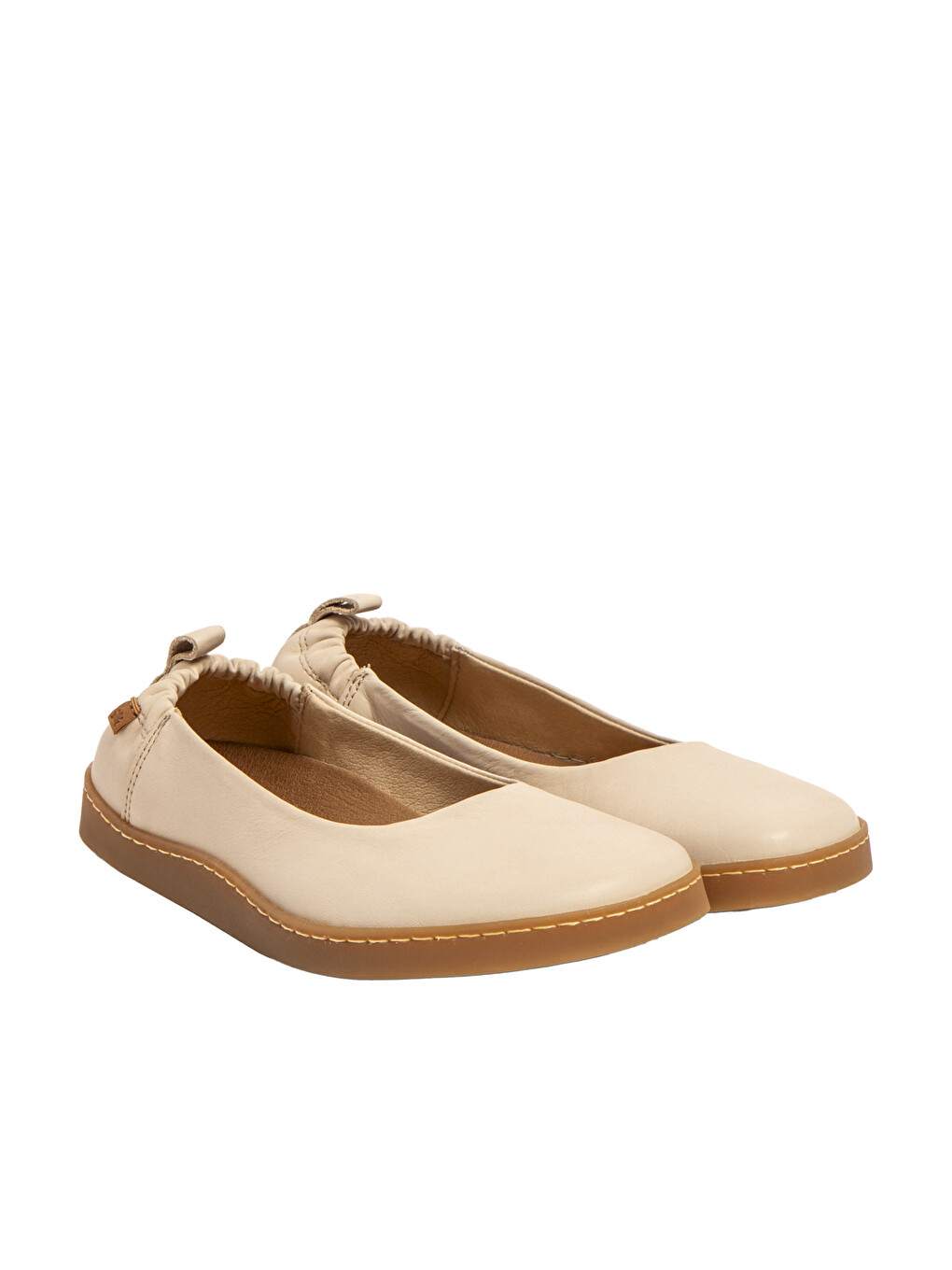 Kahverengi Kadın Babet N5912 SOFT NAPPA Cream/ Origen-1