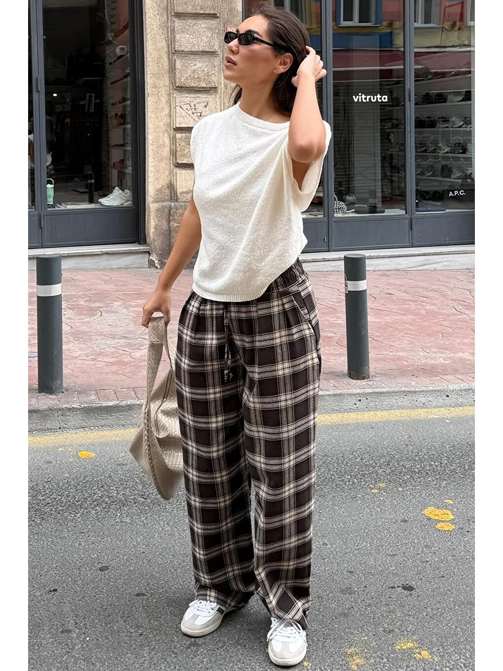 Kahverengi %65 Pamuk %35 Polyester-3