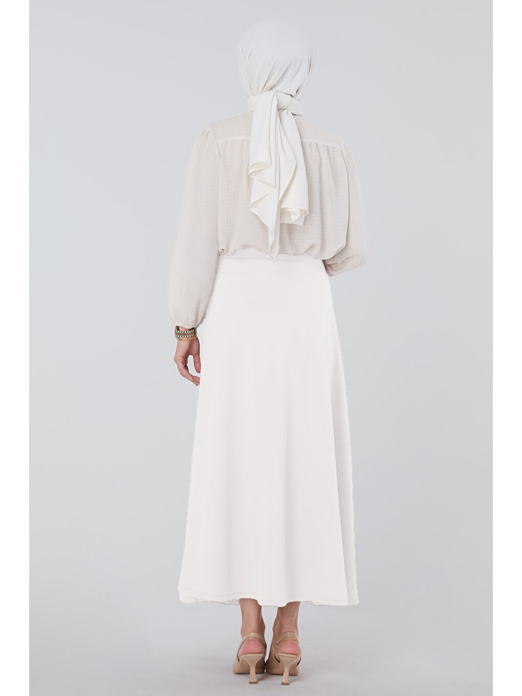 Ekru Çan Etek Krem - 27075-4