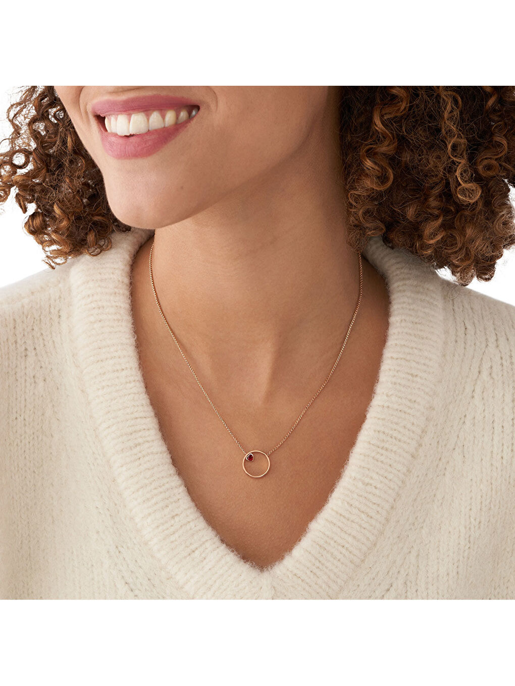 Pembe SKJB1007-791 Kalpli Kadın Kolye ve Küpe Seti-4