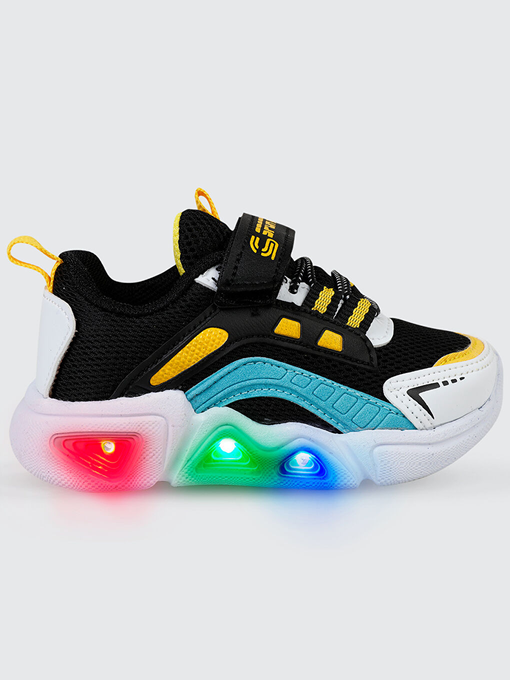 Sport Erkek Çocuk Spor Ayakkabı 21-25 Numara Siyah-Mavi-1