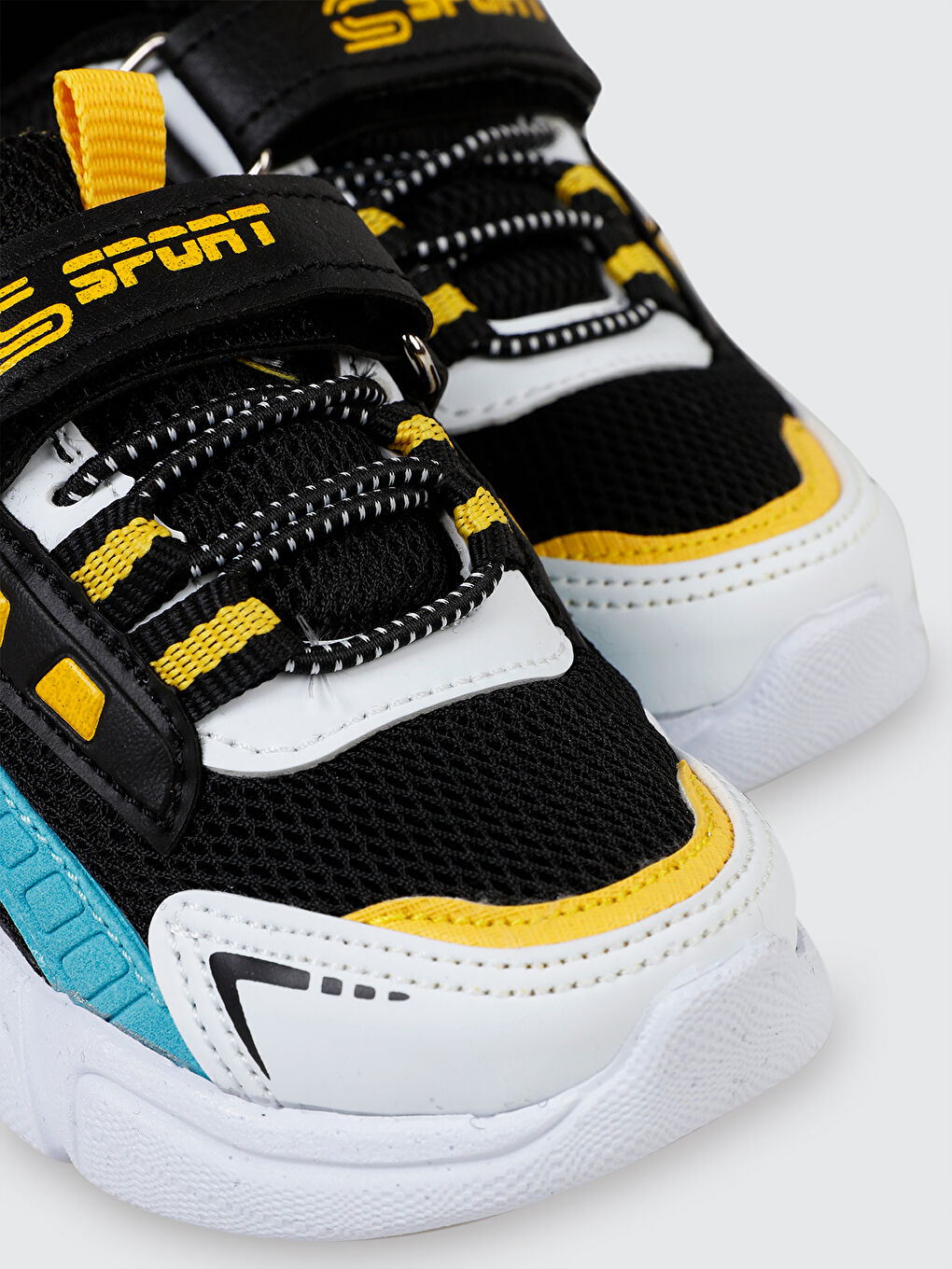 Sport Erkek Çocuk Spor Ayakkabı 21-25 Numara Siyah-Mavi-4