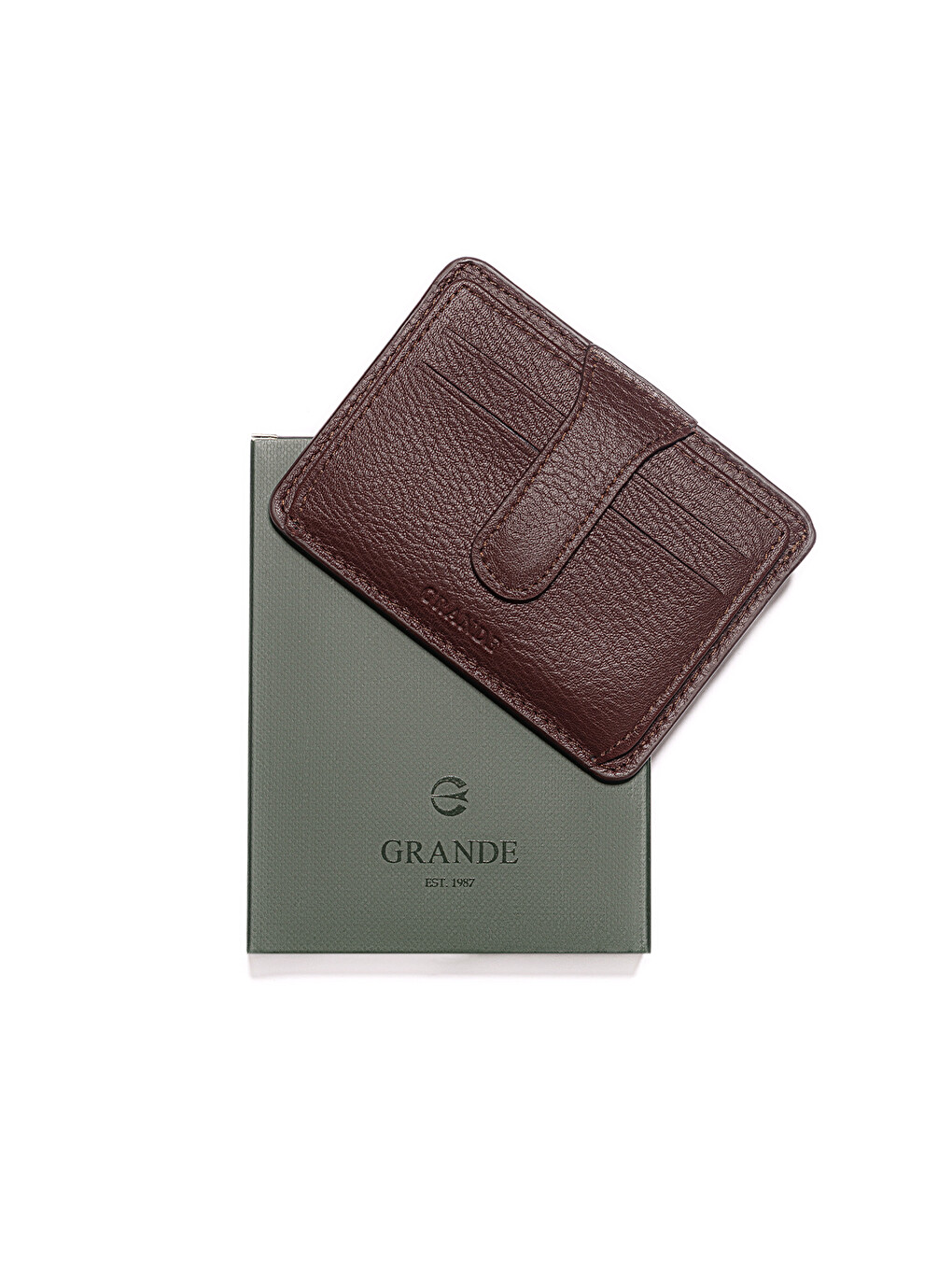Kahverengi Unisex Cüzdan & Kartlık 539 Deri Cüzdan Kartlık-4