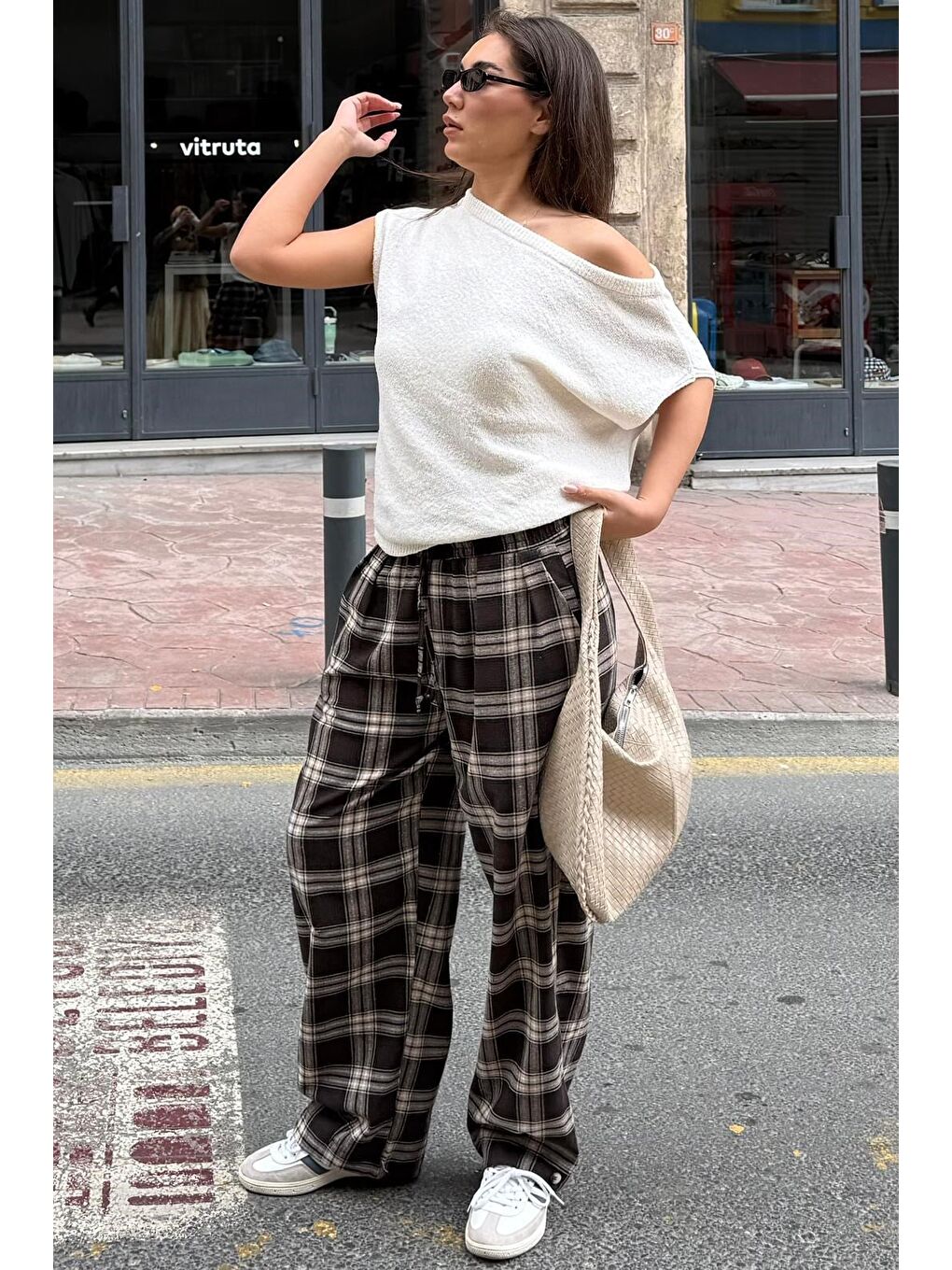 Kahverengi %65 Pamuk %35 Polyester-6