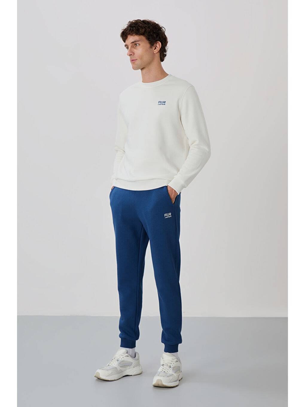 Andy Ekru-Parlament Şardonlu Erkek Eşofman Takım - 85190-1