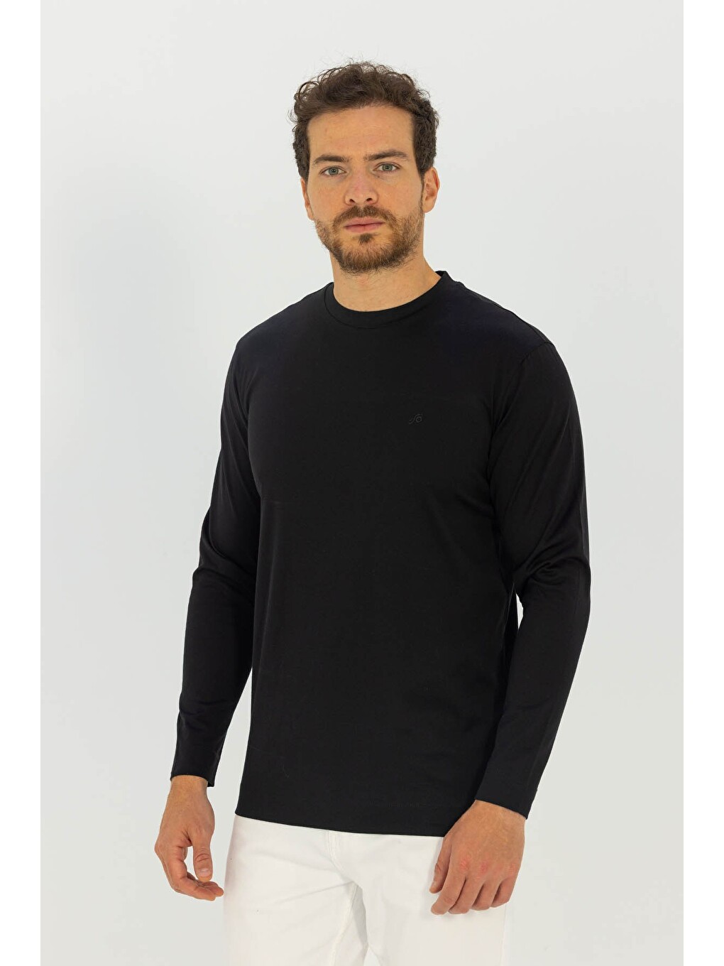 Erkek Sweatshirt Siyah-1