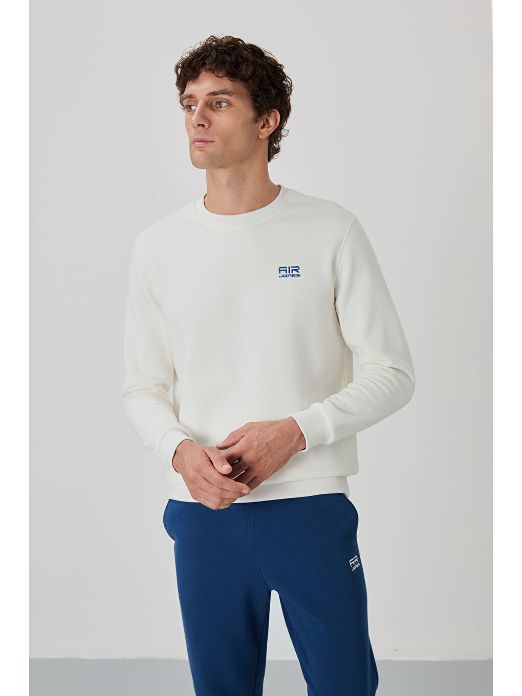 Andy Ekru-Parlament Şardonlu Erkek Eşofman Takım - 85190-2