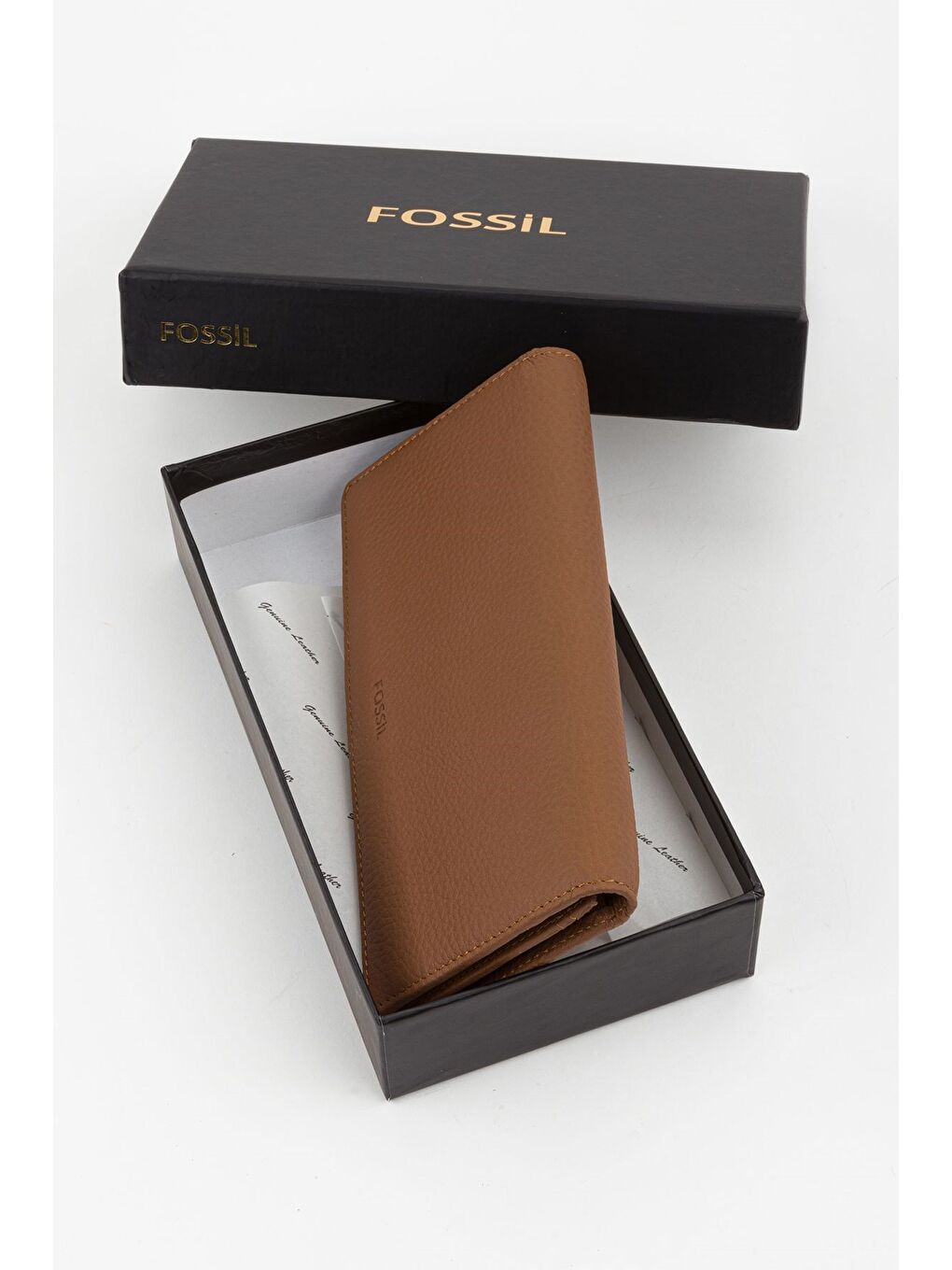 Kahverengi Kutulu Hakiki Deri Ekstra Kartlıklı Crayz Haki Unisex El Portföyü Kartlık Cüzdan-3