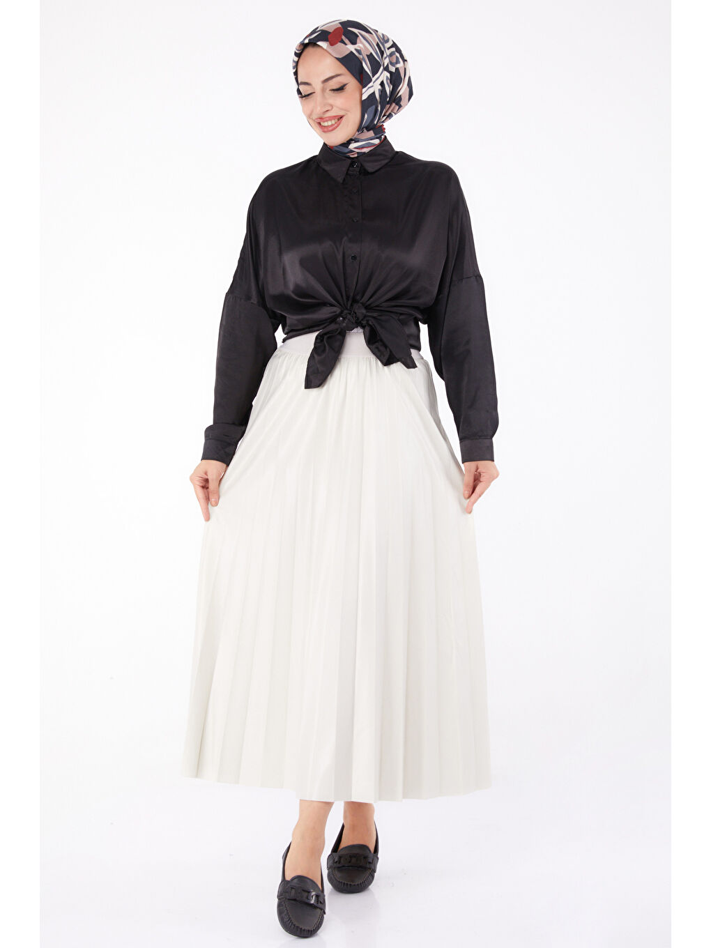 Bej Piliseli Etek Tas - 23036