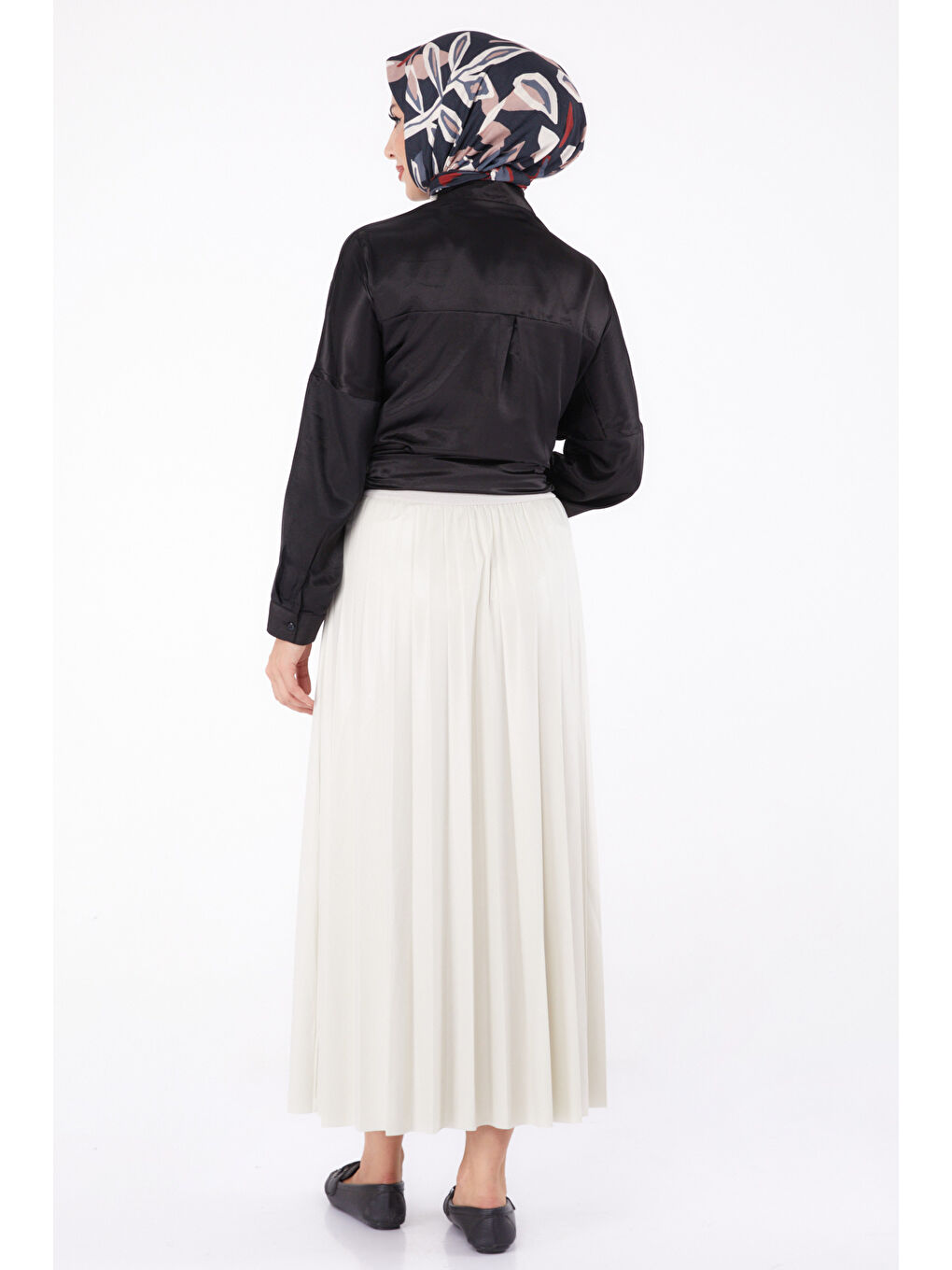 Bej Piliseli Etek Tas - 23036-4