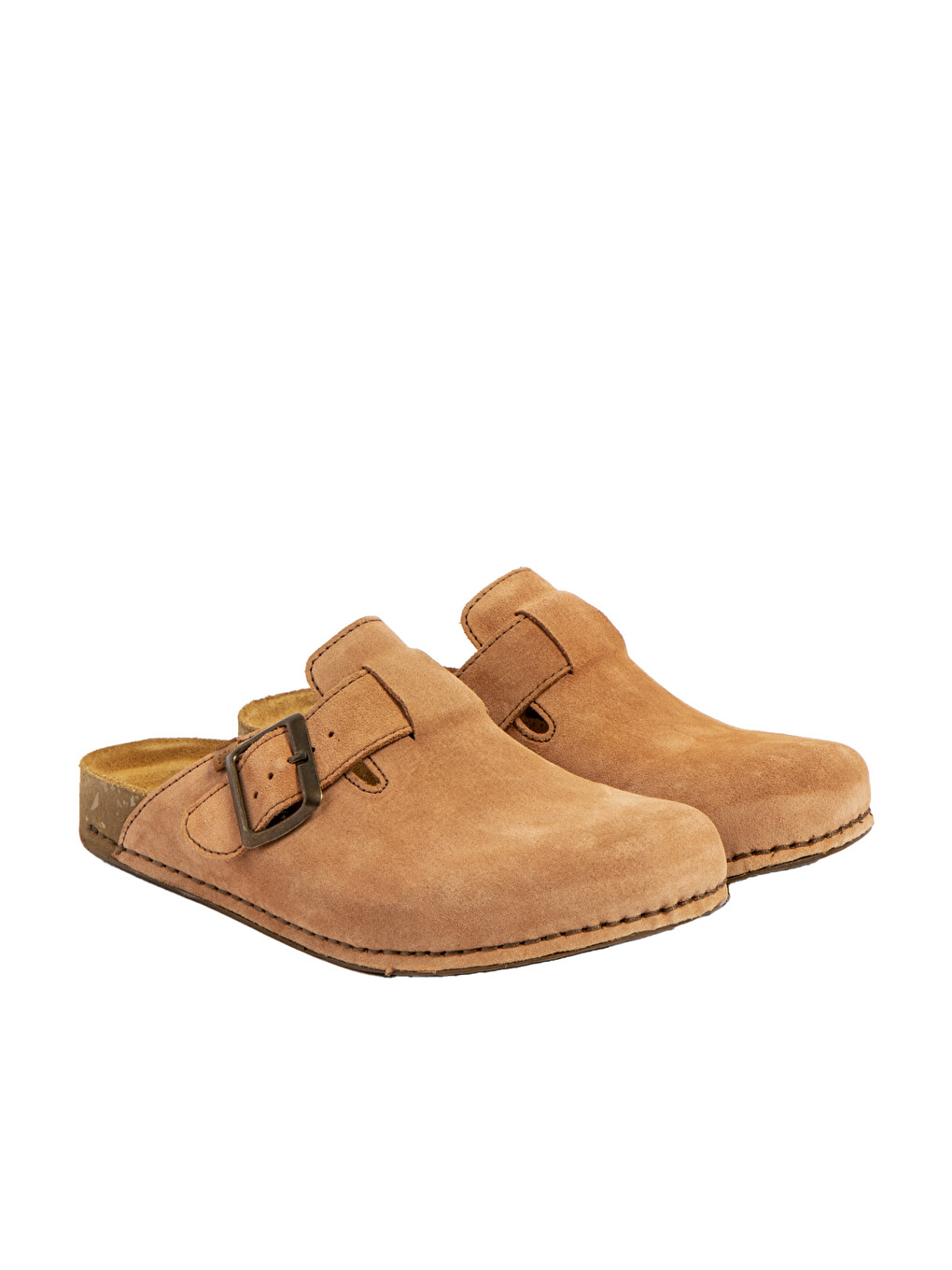 Kahverengi Kadın Terlik N5796 SILK SUEDE Peach / Balance-1