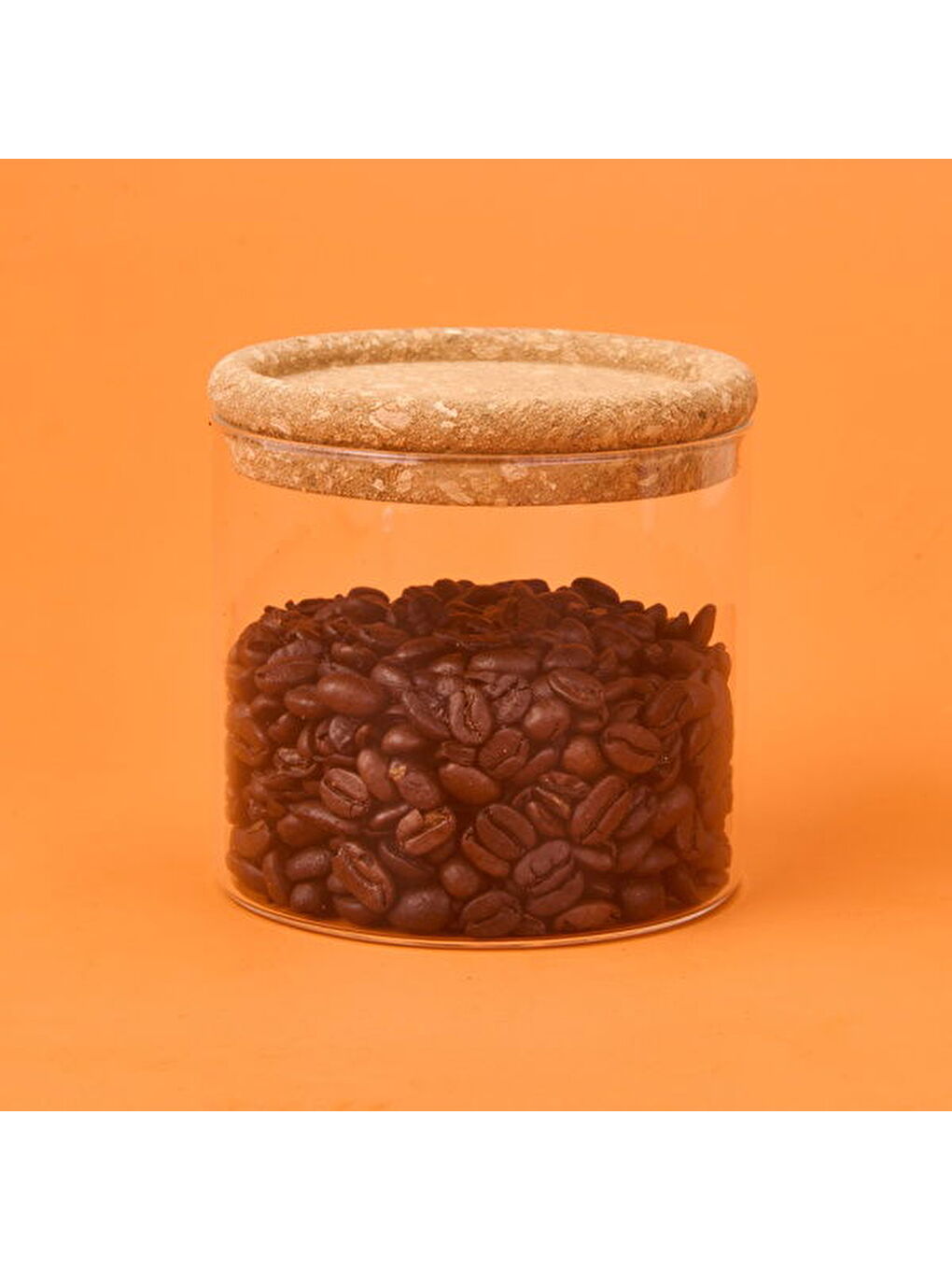 Beyaz Joseph Cam Kavanoz - Şeffaf / Açık Kahverengi - 800 ml-2