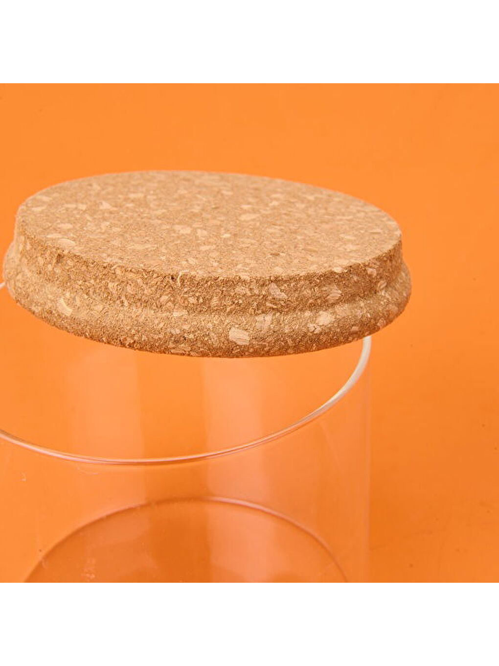 Beyaz Joseph Cam Kavanoz - Şeffaf / Açık Kahverengi - 800 ml-4