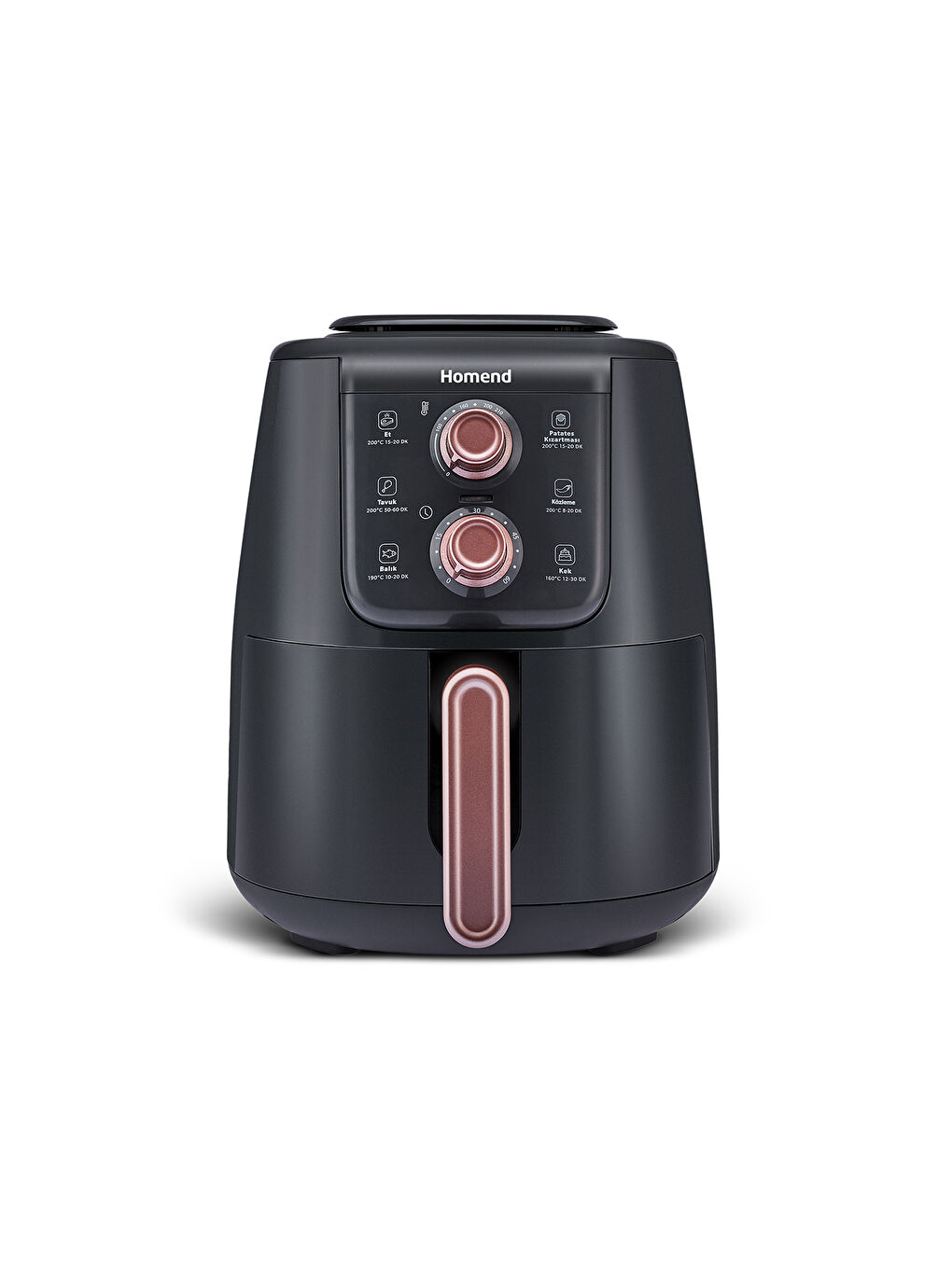 Airfryday 2508H Siyah Rose 4L