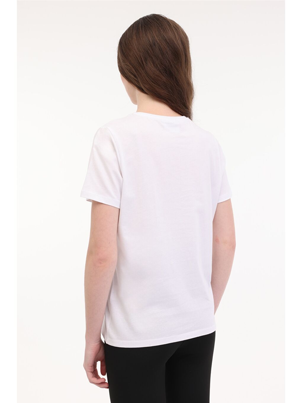 Bej W-KEPY LONG TEE 5FX Ekru Kadın Kısa Kol T-Shirt-1