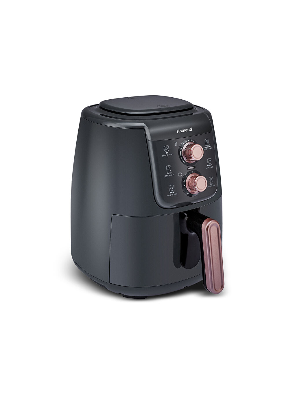 Airfryday 2508H Siyah Rose 4L-1