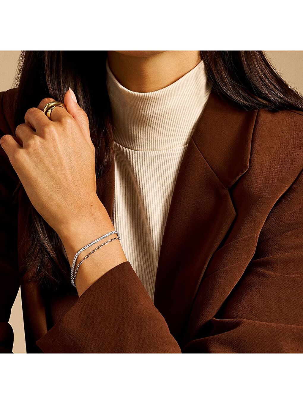 Gri JA7273-040 Kadın Bileklik-4