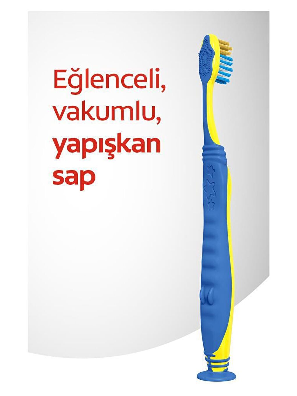 Colgate Sarı-Açık Mavi Minions 6+ Yaş Vakumlu Yapışkan Sap Ekstra Yumuşak Çocuk Diş Fırçası - 5