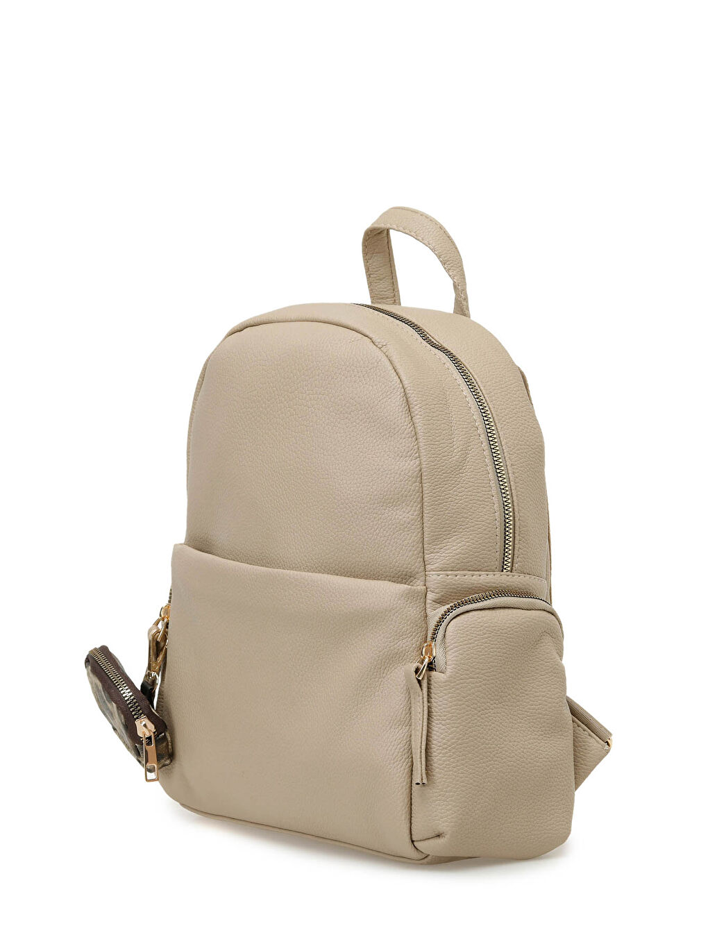 Bej NTRL BZKLU SRT 4PR Vizon Kadın Sırt Çantası-1