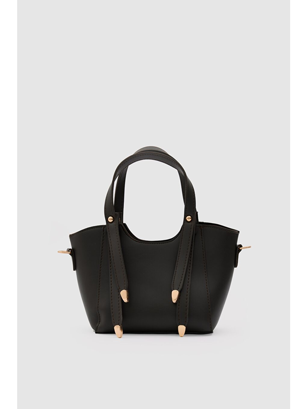 Kahverengi Pureline El Ve Çapraz Çanta Kahve-1