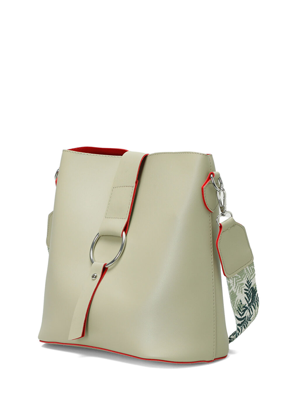 Yeşil CLT RENKLI BUCKET OMZ 5FX Mint Kadın Omuz Çantası-1