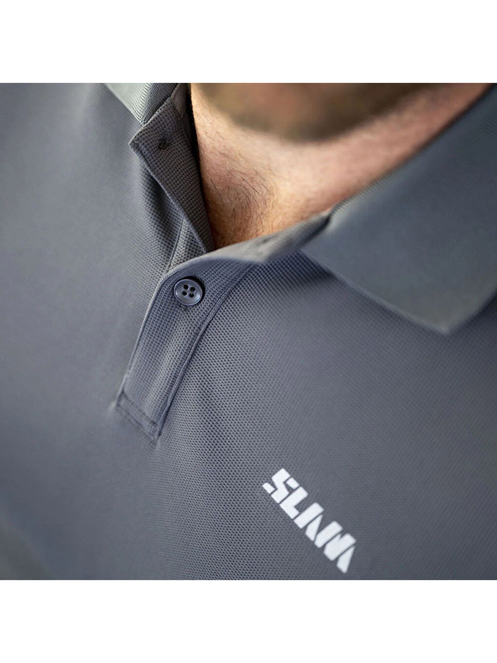 Act Qd Polo Erkek Gri Tişört-5