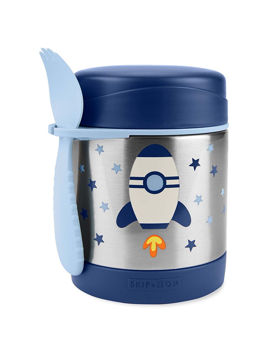 Paslanmaz Çelik Mama Saklama Termosu Seti - Roket