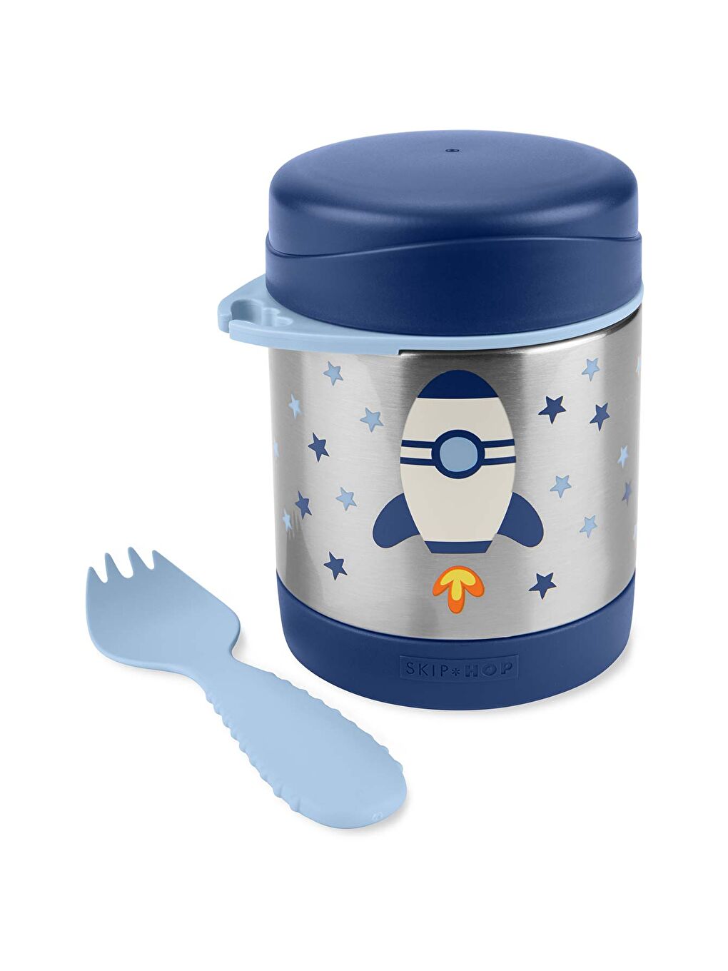 Paslanmaz Çelik Mama Saklama Termosu Seti - Roket-1