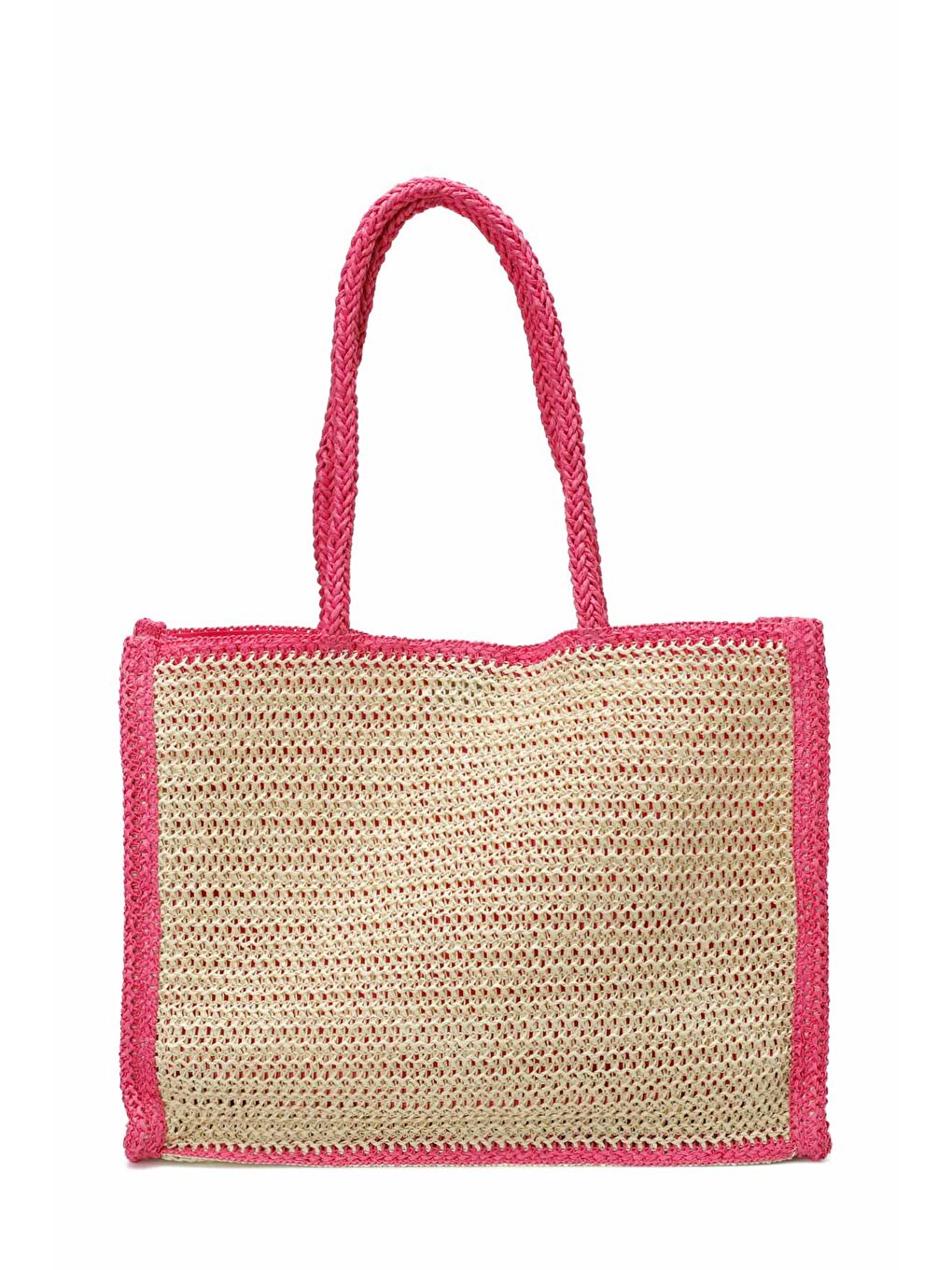 Pembe HASIR ALOHA PLJ 5FX Fuşya Kadın Plaj Çantası-2