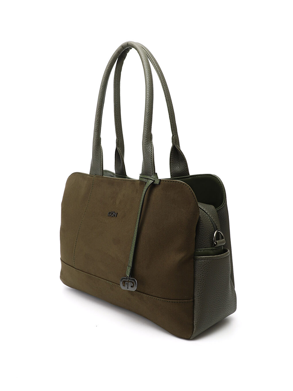 Haki Kadın HAKİ Uzun Askılı El ve Omuz Çantası-2