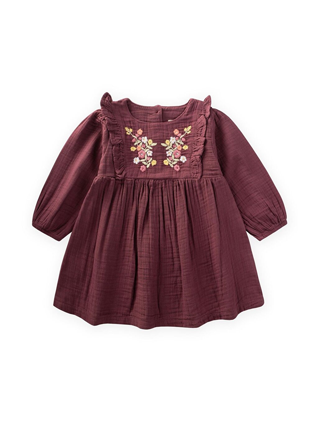 Elbise 1-10 Yaş Mürdüm