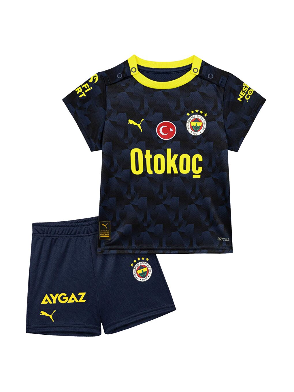 Mavi Fenerbahçe S.K. 23/24 Bebek Üçüncü Forma Seti