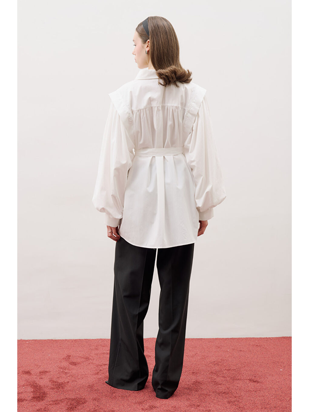 Nora Tasarım Gömlek Ekru-1