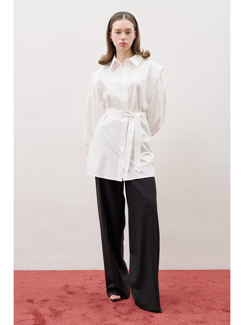 Nora Tasarım Gömlek Ekru-2