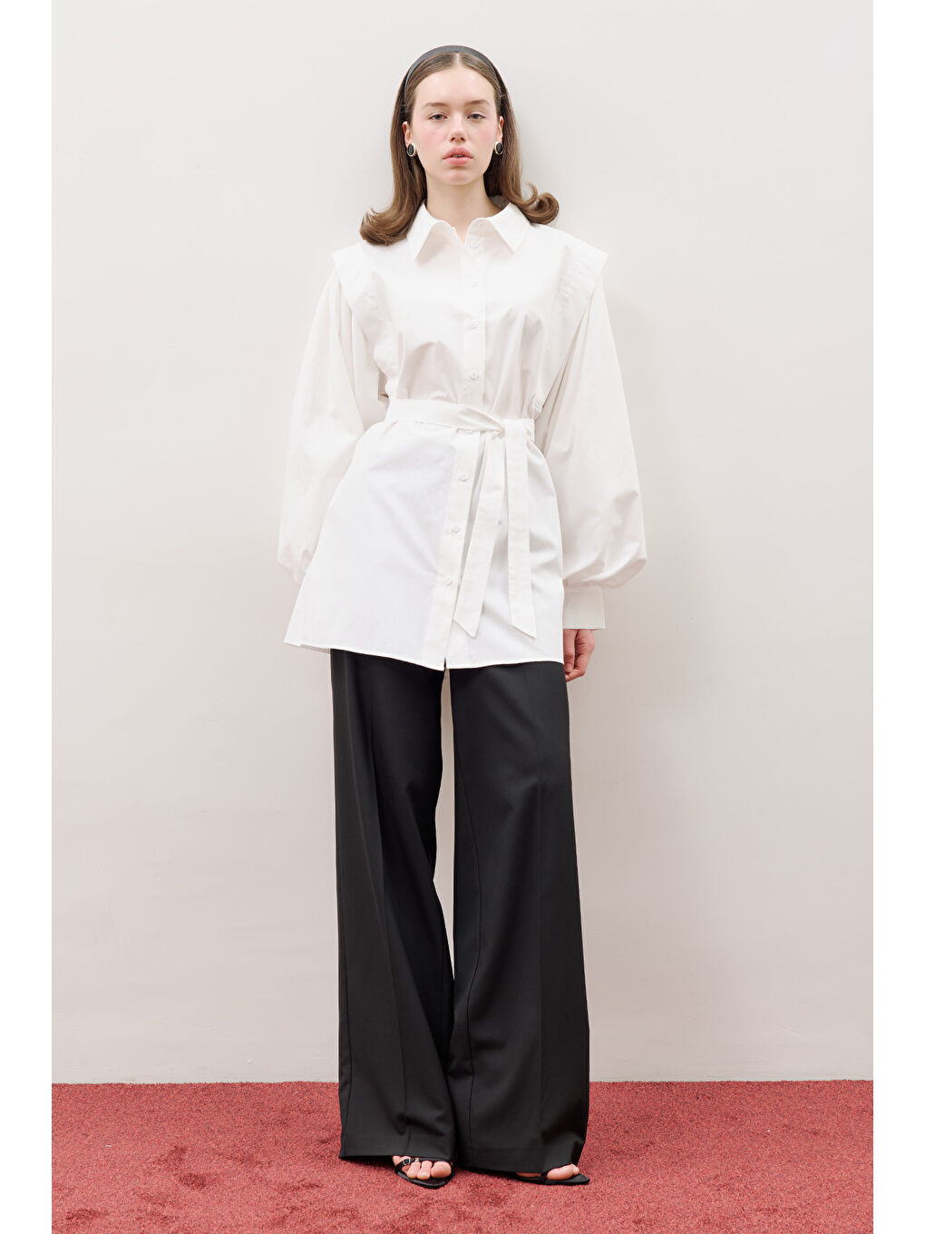 Nora Tasarım Gömlek Ekru-3