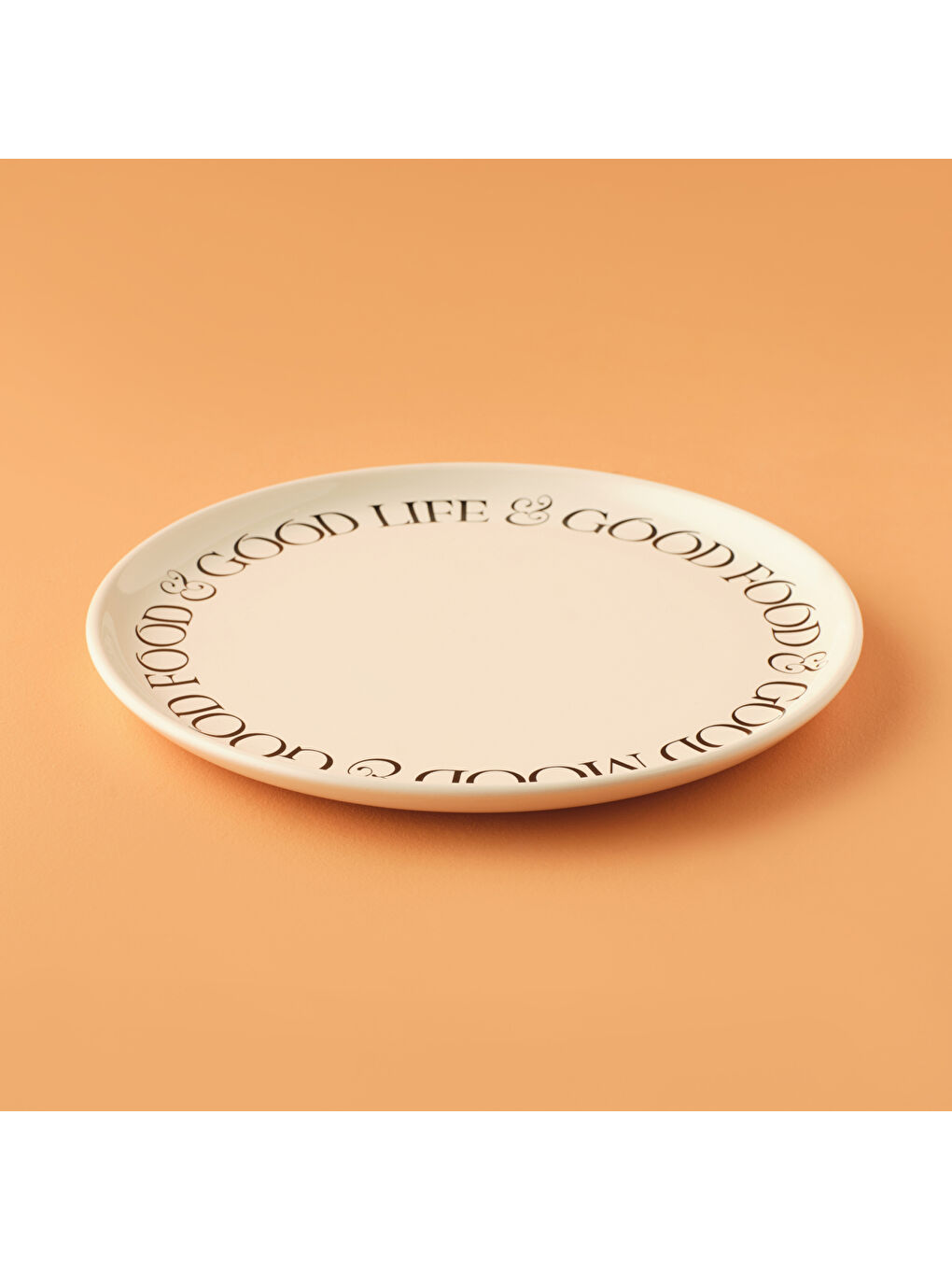 Mottos Seramik 6'lı Pasta Tabağı Beyaz (20 cm)-1