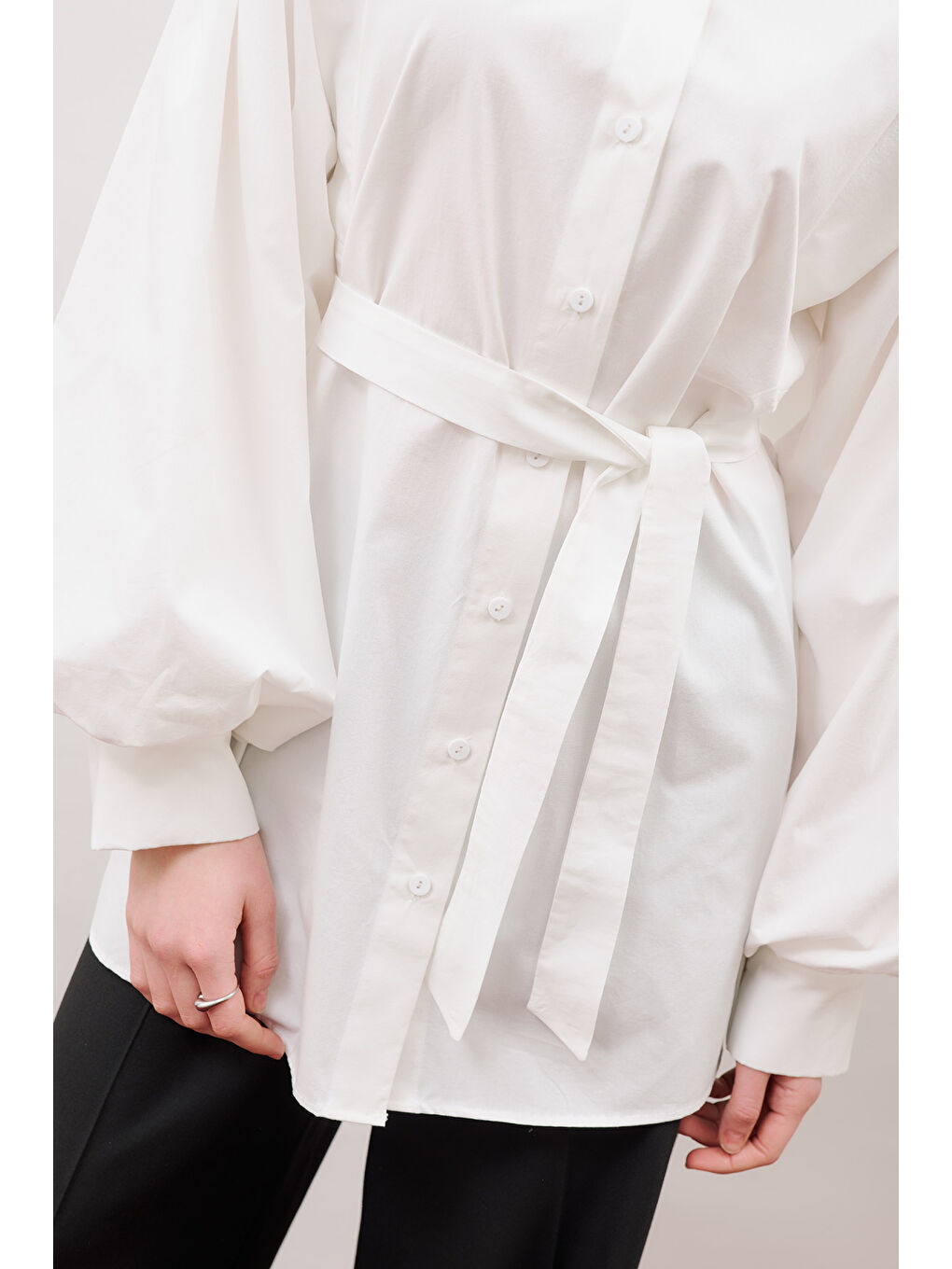 Nora Tasarım Gömlek Ekru-5