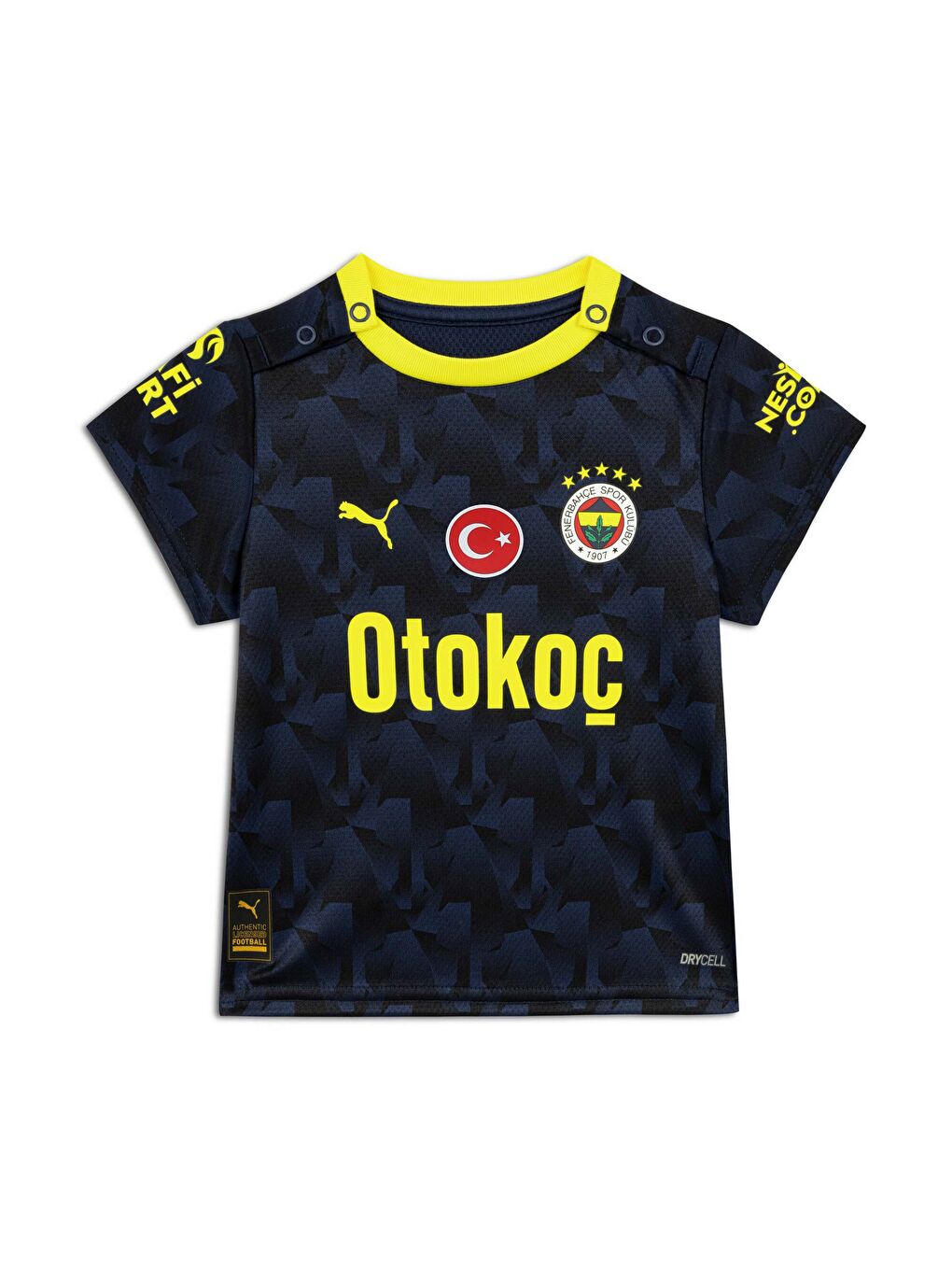 Mavi Fenerbahçe S.K. 23/24 Bebek Üçüncü Forma Seti-4