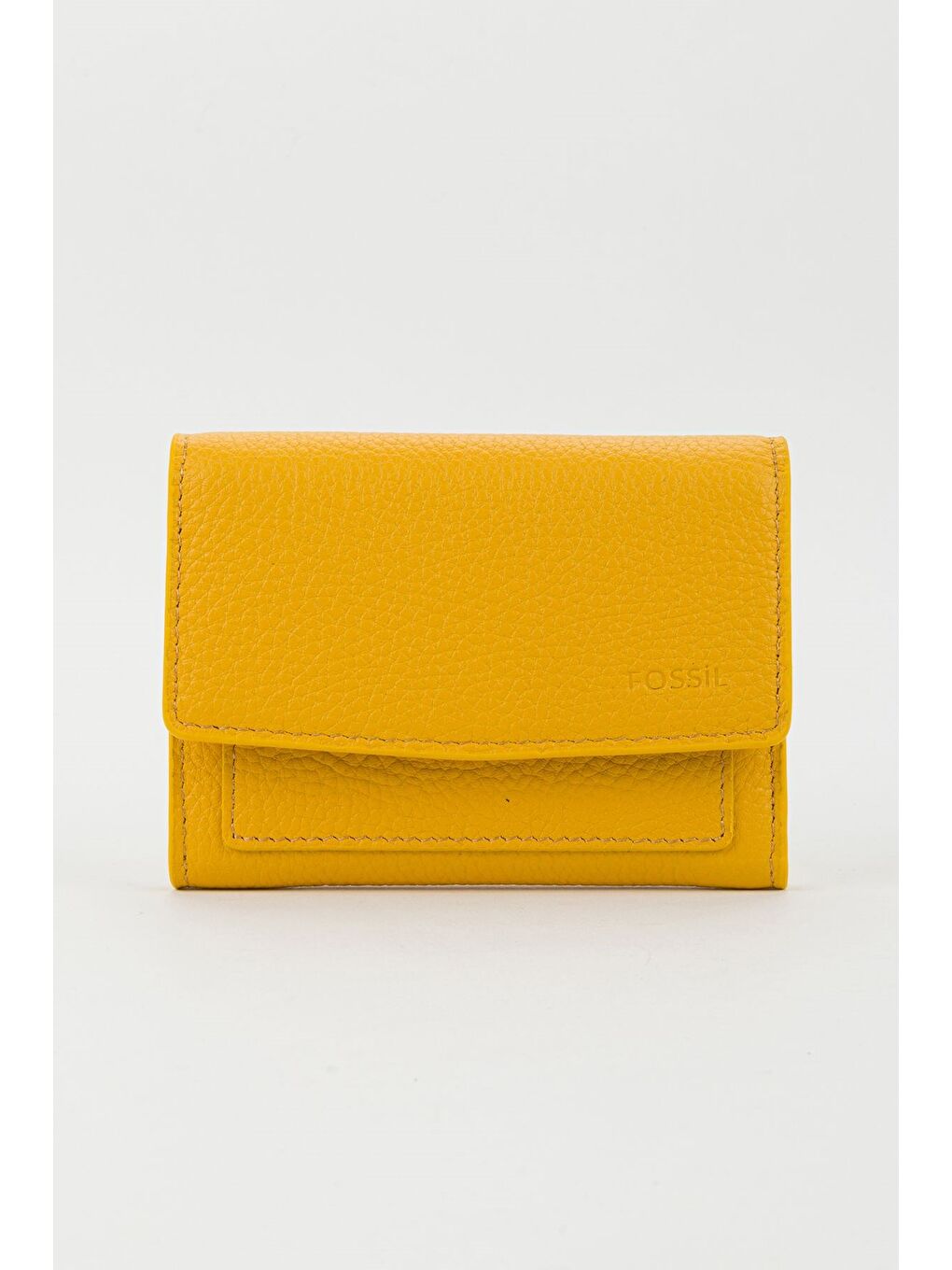 Sarı Kutulu Hakiki Deri Buz Mavi Orta Boy Kadın El Portföyü Kartlık Cüzdan-2