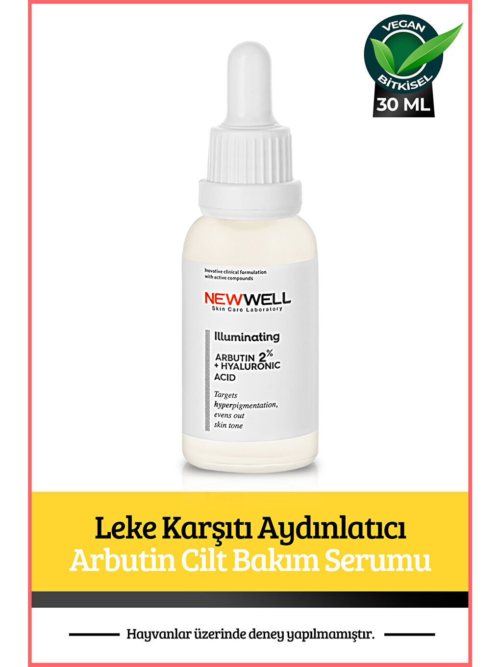 Leke Karşıtı Aydınlatıcı Arbutin Cilt Bakım Serumu 30 Ml