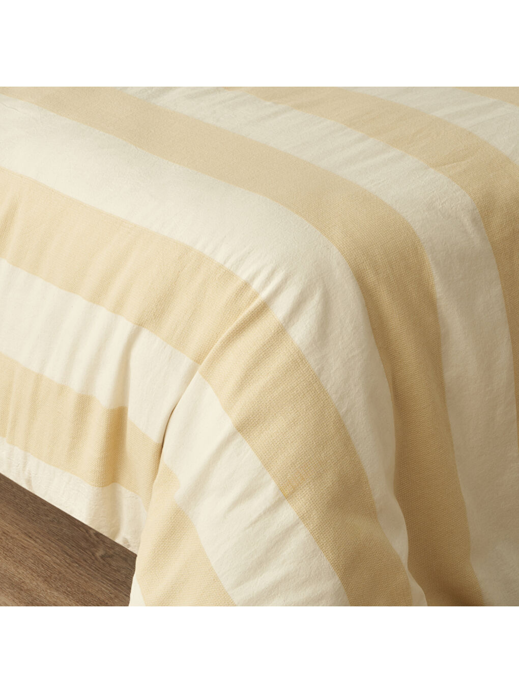 %100 Pamuk Art Çift Kişilik Nevresim Takımı Bej (200x220 cm)-3