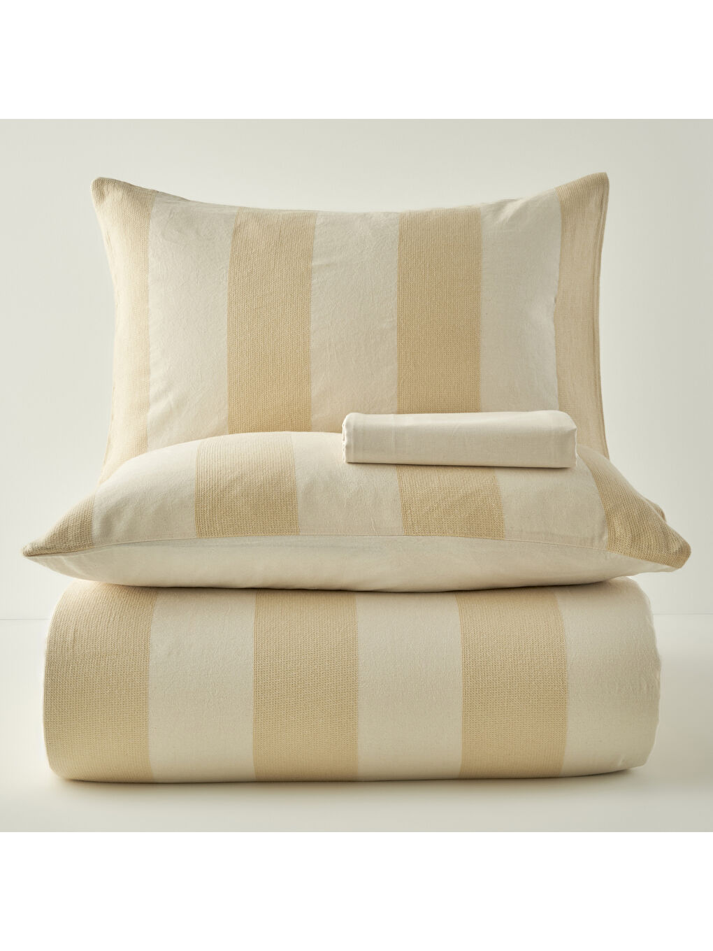 %100 Pamuk Art Çift Kişilik Nevresim Takımı Bej (200x220 cm)-4