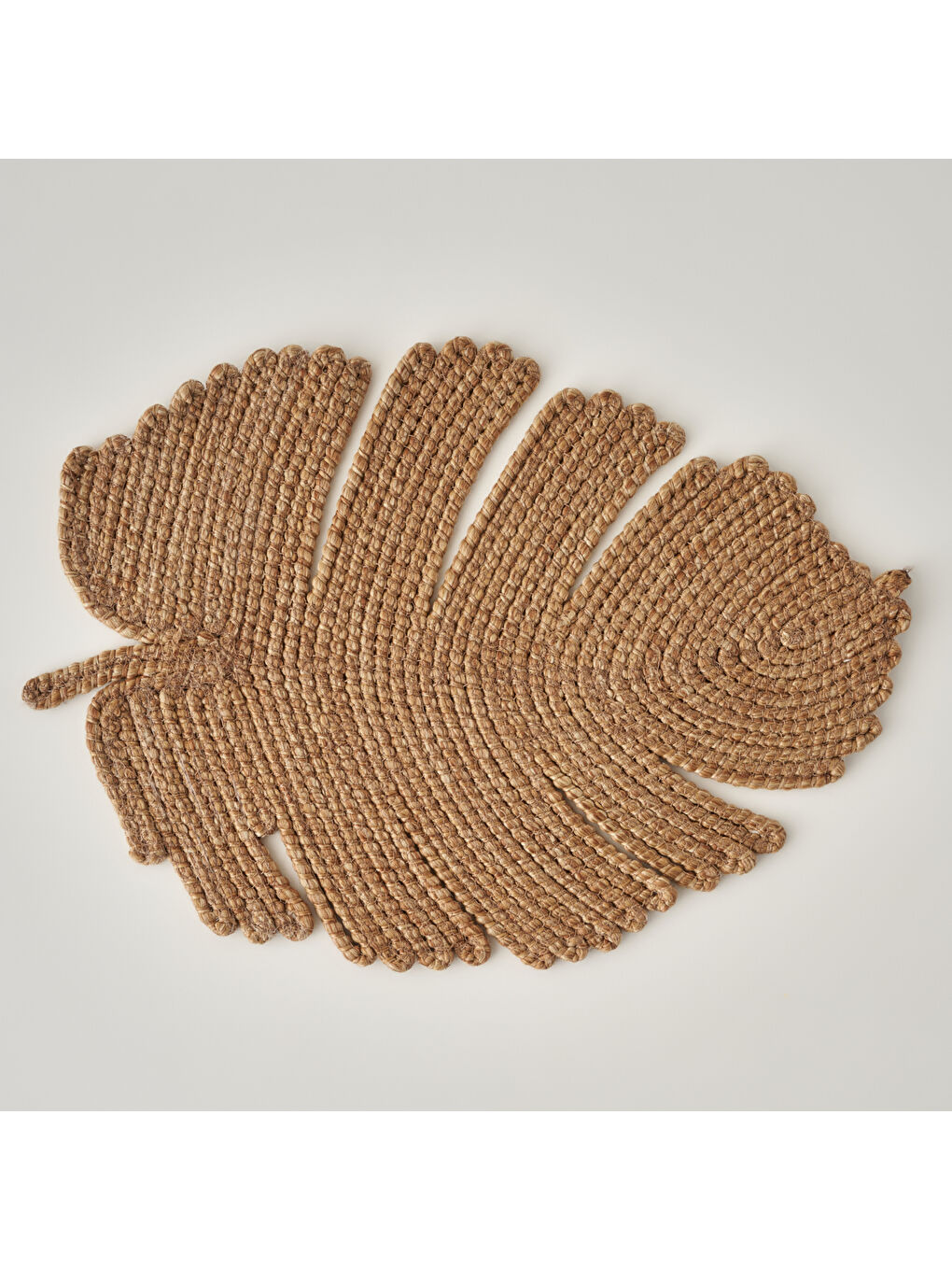 Leaf Örgü Amerikan Servis Kahverengi (47x35 cm)-1
